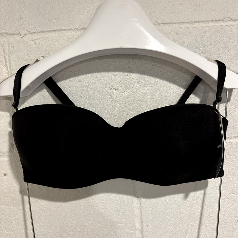 Le Mystere black underwire convertible bra full fit 36C